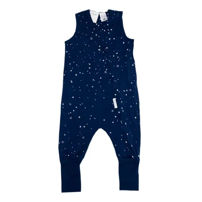 Woolbabe 3-Seasons Merino/Organic Cotton Sleeping Suit – Tekapo Stars