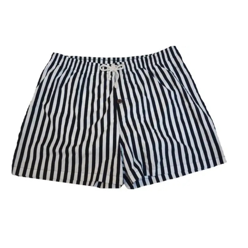 Woxers – Waterproof Adult Boxer Shorts (Navy stripes) Size Large