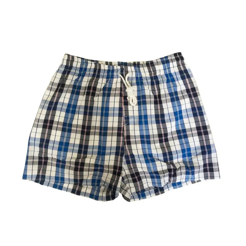 Woxers – Waterproof Adult Boxer Shorts ( Blue tartan)