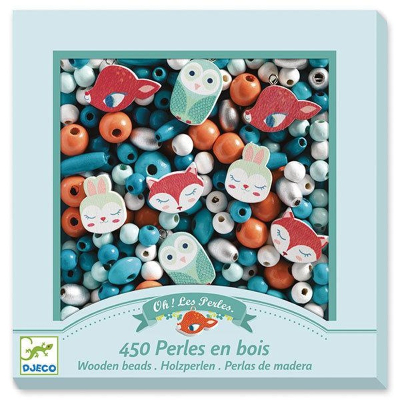 Djeco Wooden Beads – Little Animals