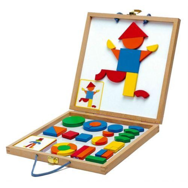 Geoforme Wooden Magnetic Game