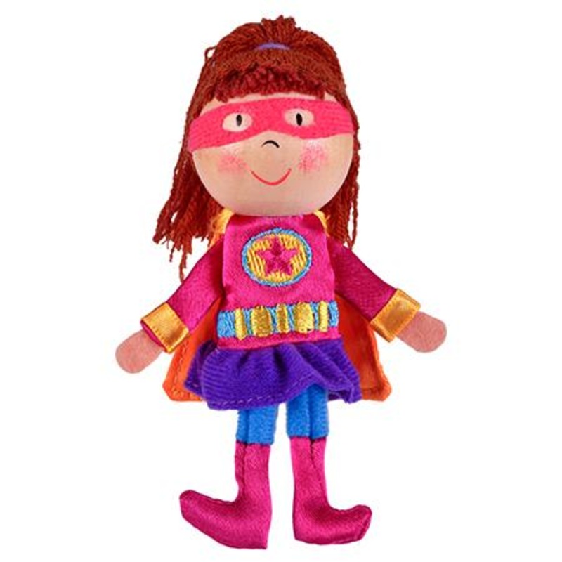 Girl Hero Finger Puppet