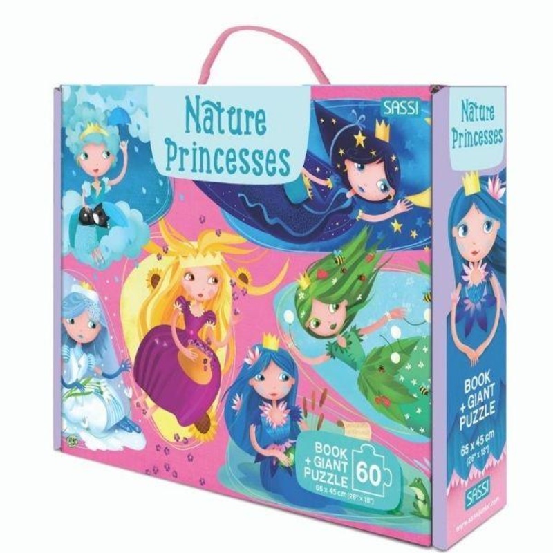 Nature Princesses 60pc Puzzle and Book Set