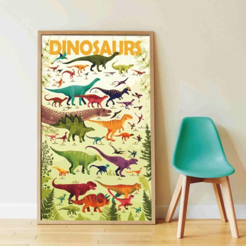 Poppik – Discovery Sticker Poster – Dinosaurs