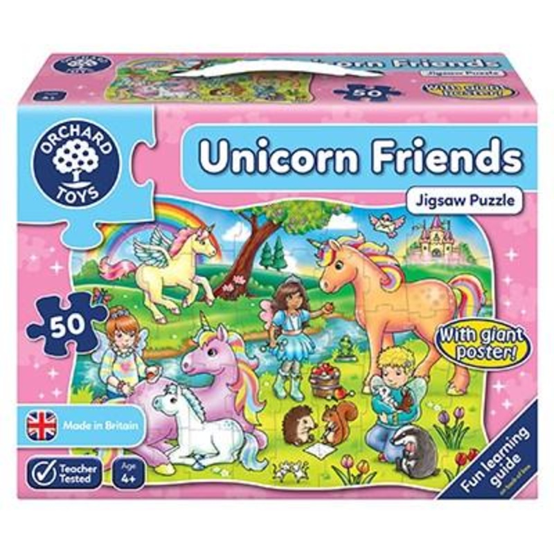 Unicorn Friends 50pc Jigsaw Puzzle