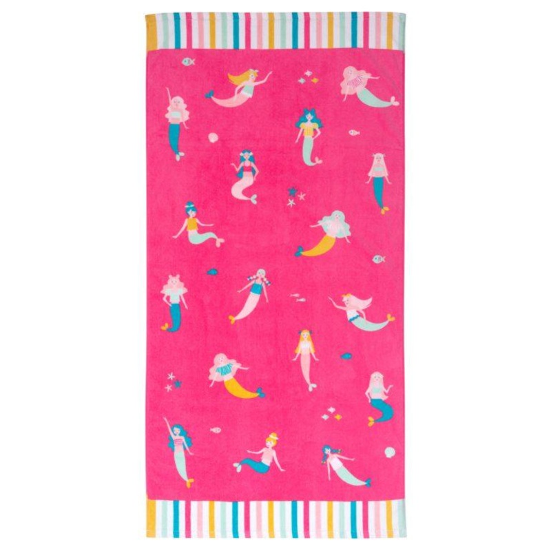 Beach and Bath Towel – Mermaids by Stephen Joseph
