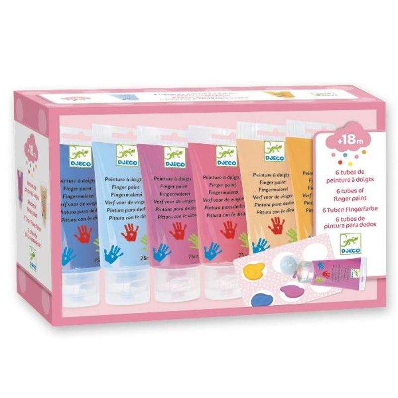 Djeco Finger Paints – Sweet Colours
