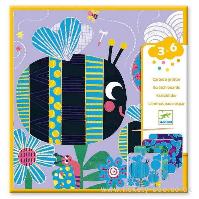 Djeco Scratch Cards – Bugs