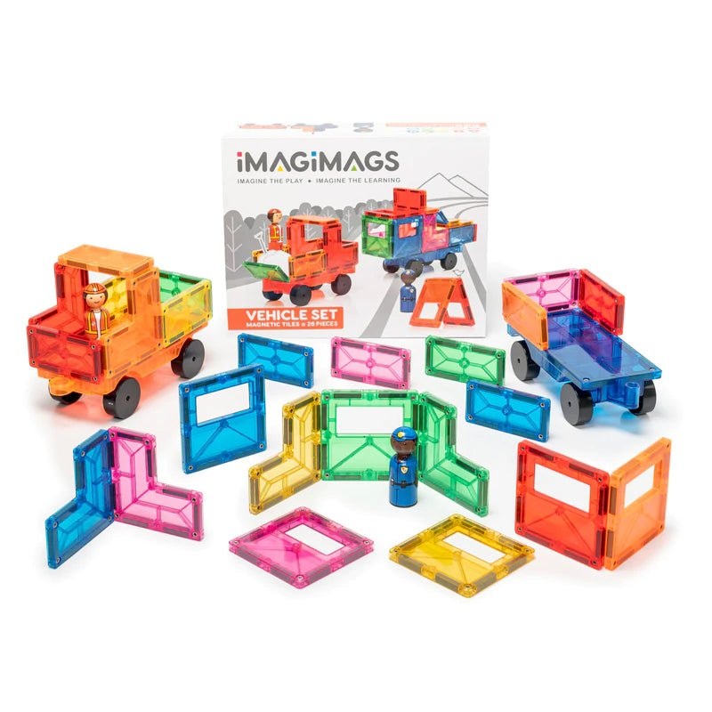 Imagimags 28 piece Vehicle Set
