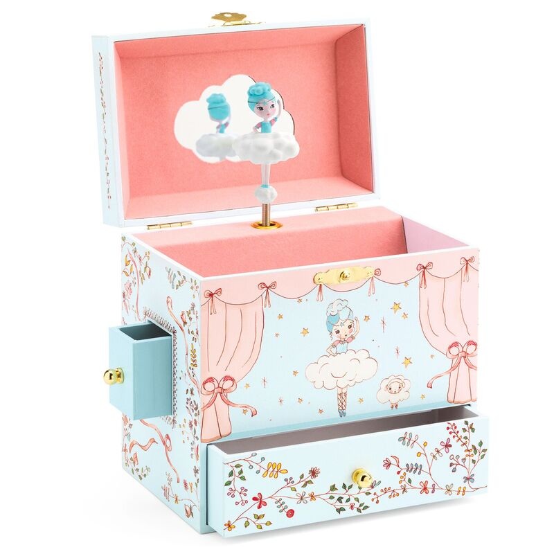 Ballerina on Stage Musical Jewellery Box by Djeco