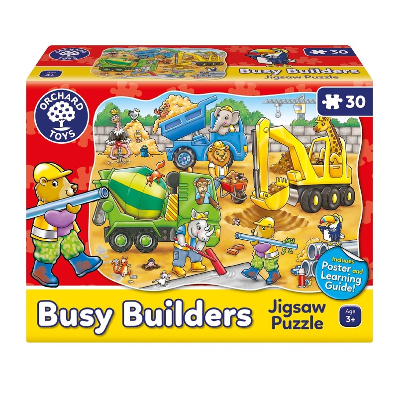 Busy Builders – 30pc shaped Jigsaw Puzzle
