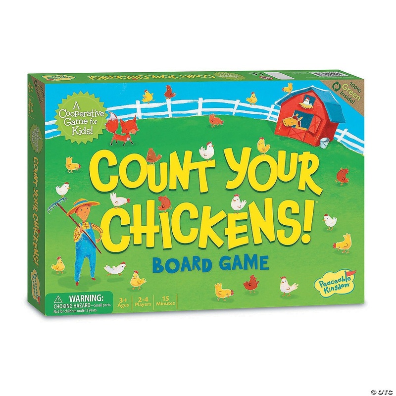 Count Your Chickens Cooperative Board Game – Peaceable Kingdom