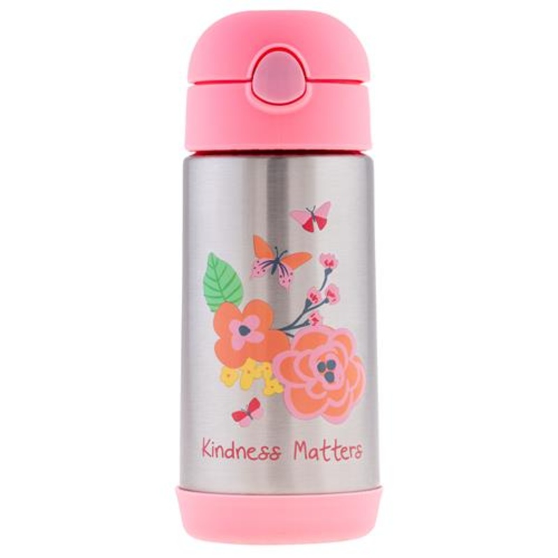 Double Wall Stainless Steel Bottle – Floral by Stephen Joseph