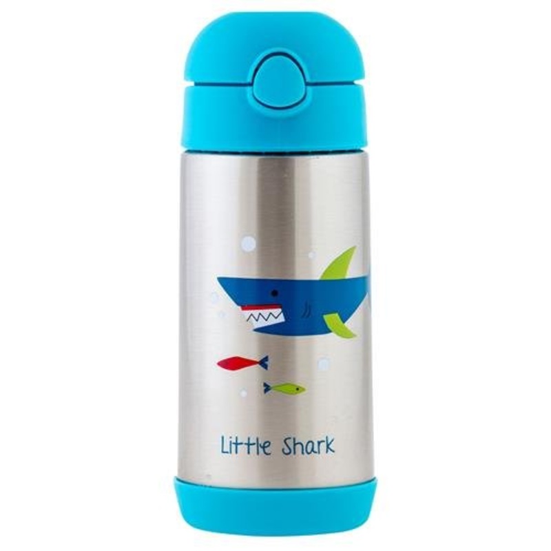 Double Wall Stainless Steel Bottle – Shark by Stephen Joseph