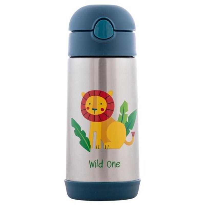 Double wall stainless steel bottle – Zoo by Stephen Joseph