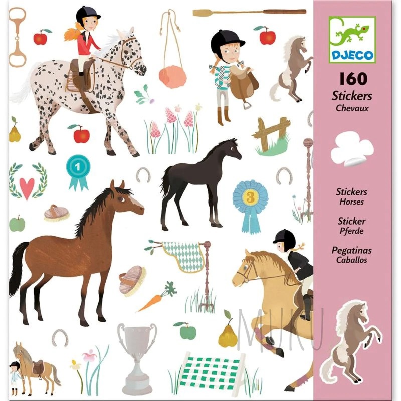 Horses Sticker Pack by Djeco