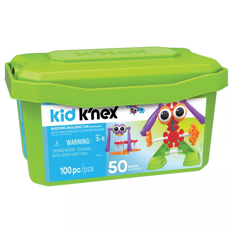 Kid K’Nex Budding Builders Set – 100 pieces / 50 builds