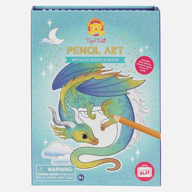 Pencil Art – Metallic Blend and Shade by Tiger Tribe