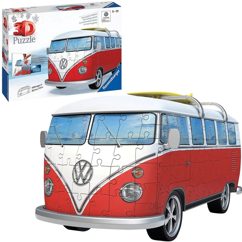 Ravensburger – 162pc Volkswagen T1 Campervan 3D Puzzle