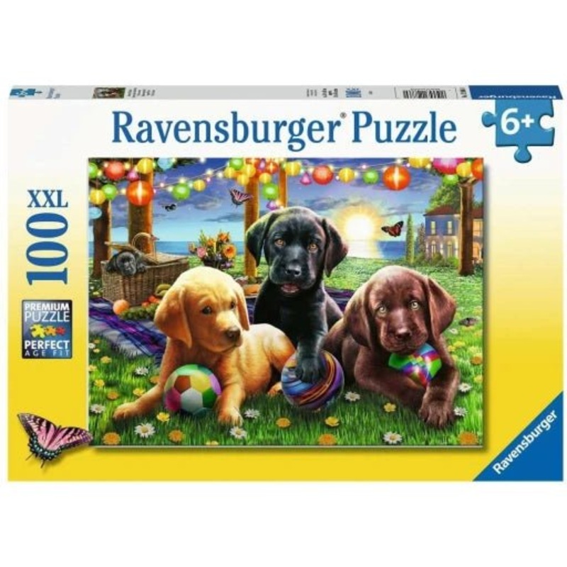 Ravensburger – Puppy Picnic 100pc XXL puzzle
