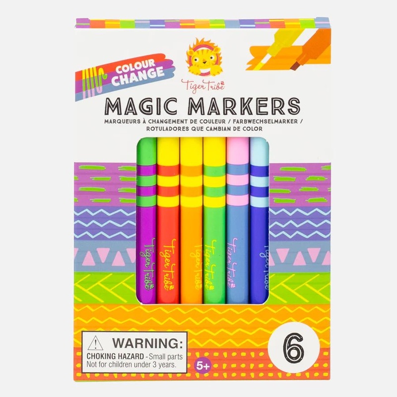 Colour Change Magic Markers by Tiger Tribe – 5yrs+