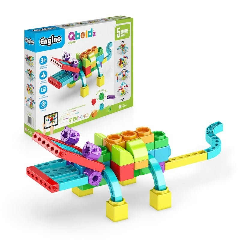 Engino: Qboidz Alligator Construction Toy (5 models) 3yrs+