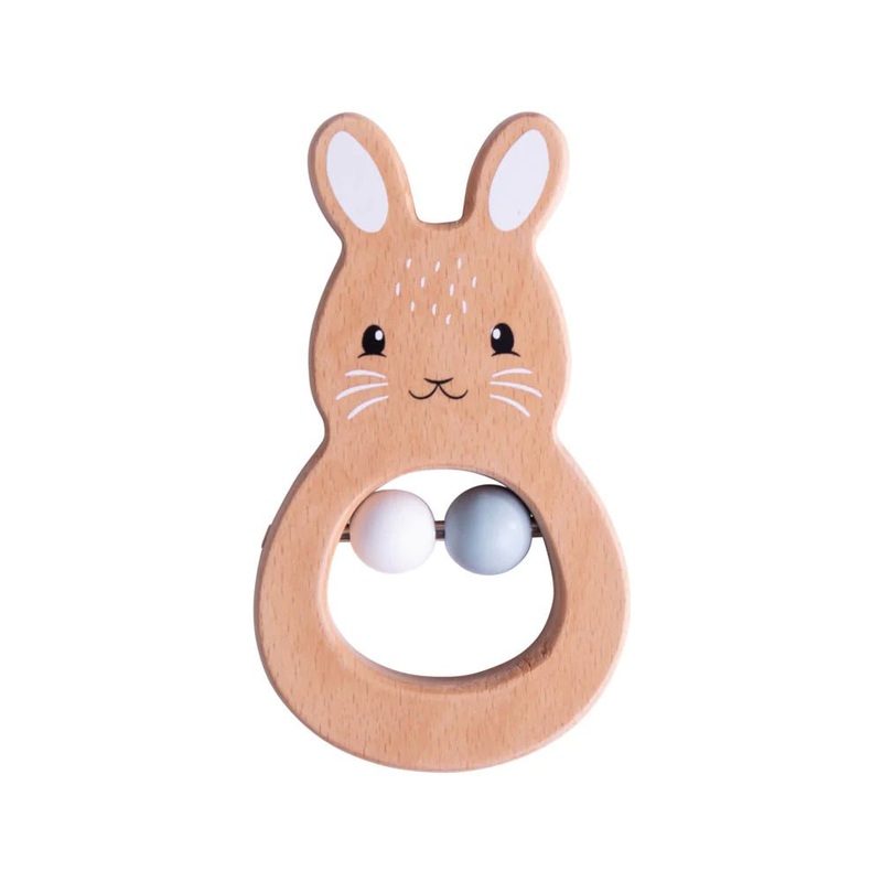 FSC Certified Rabbit Rattle by Bigjigs