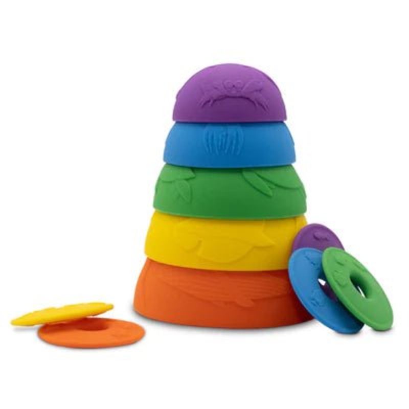 Jellystone Ocean Sensory Stacking Cups – Rainbow Bright