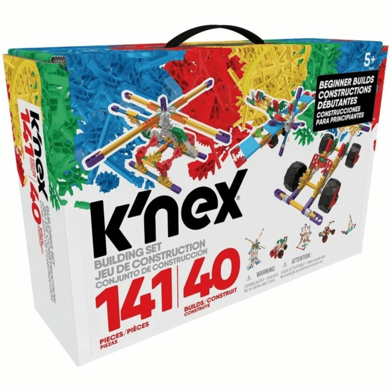 K’Nex Beginners Classic Building Set – 141 pieces / 40 models – 5yrs+