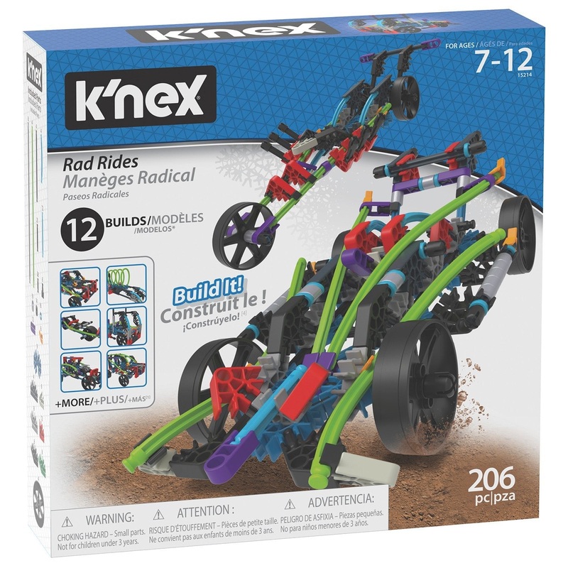 K’Nex Rad Rides building set – 206 pieces / 12 models