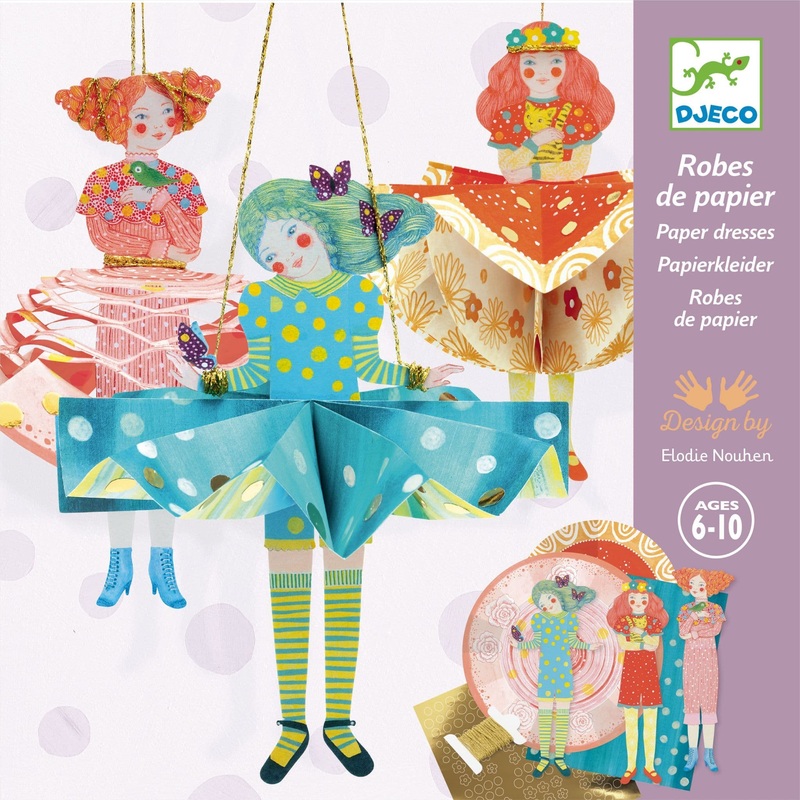 Paper Dresses Folding Art by Djeco