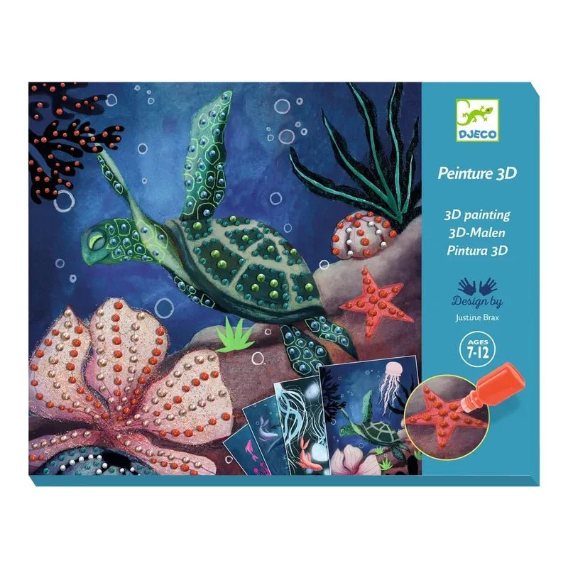 Djeco 3D Painting Set – Abysses – 7 – 12yrs
