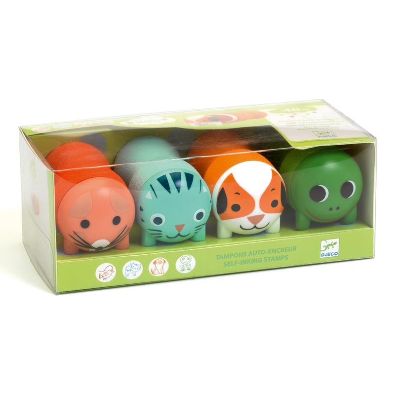 Djeco Stamps for Little Ones – Garden Animals – 18 months+