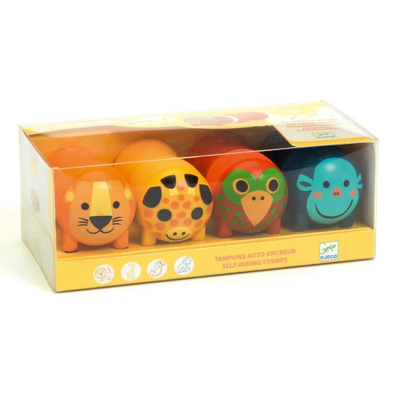 Djeco Stamps for Little Ones – Safari Animals – 18 months+