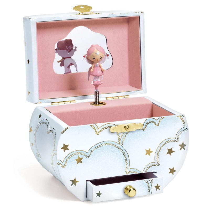 Djeco Tinyly – Elfe’s Song Wooden Jewellery Musical Box – 4 – 9yrs