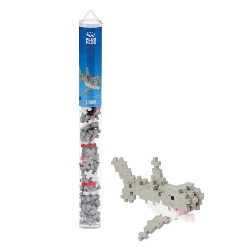 Plus-Plus Tube: Shark – 100pcs – 5yrs+