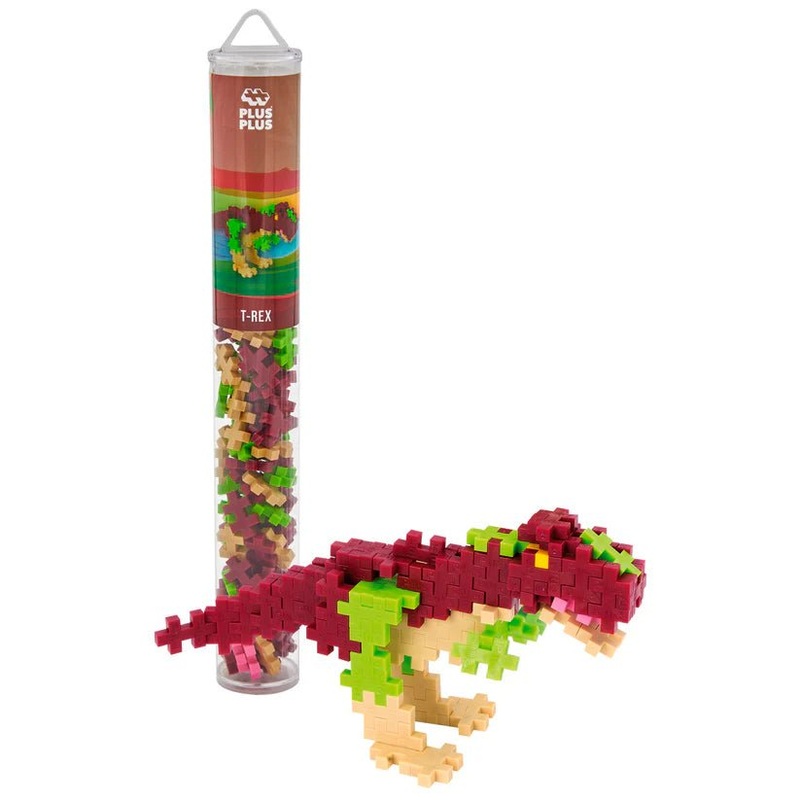 Plus-Plus Tube – T-Rex – 100pcs – 5yrs+