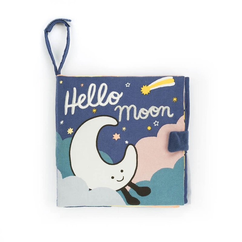 Hello Moon Fabric Activity Book by Jellycat