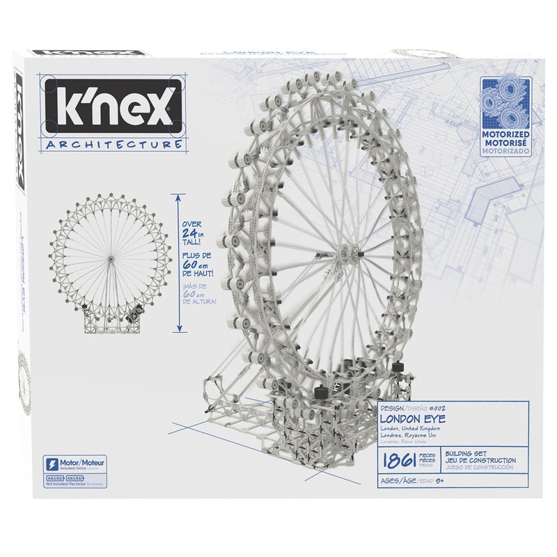 K’Nex Architecture – London Eye – 1861pcs / 60cm high – 9yrs+