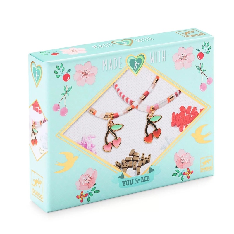 Tila and Cherries you & me Friendship Bracelets by Djeco – 8yrs+