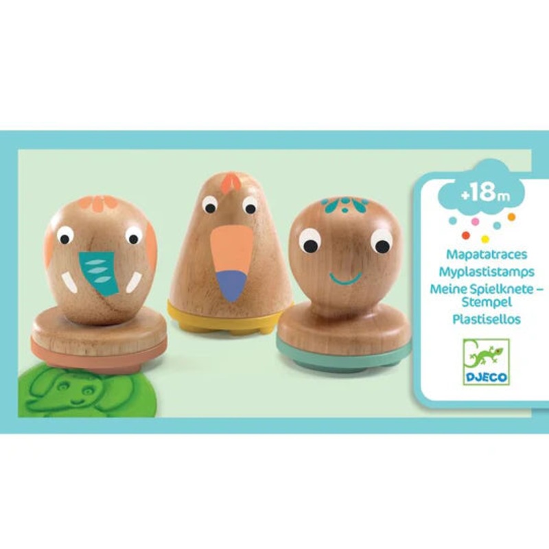 Djeco Modelling Stamps Set – My Plastistamps 18mnths+