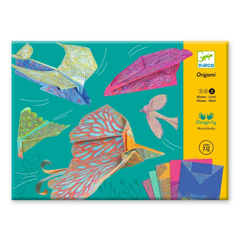 Djeco Origami – Fast Wings (5 birds to fold and fly) – 7 – 12yrs
