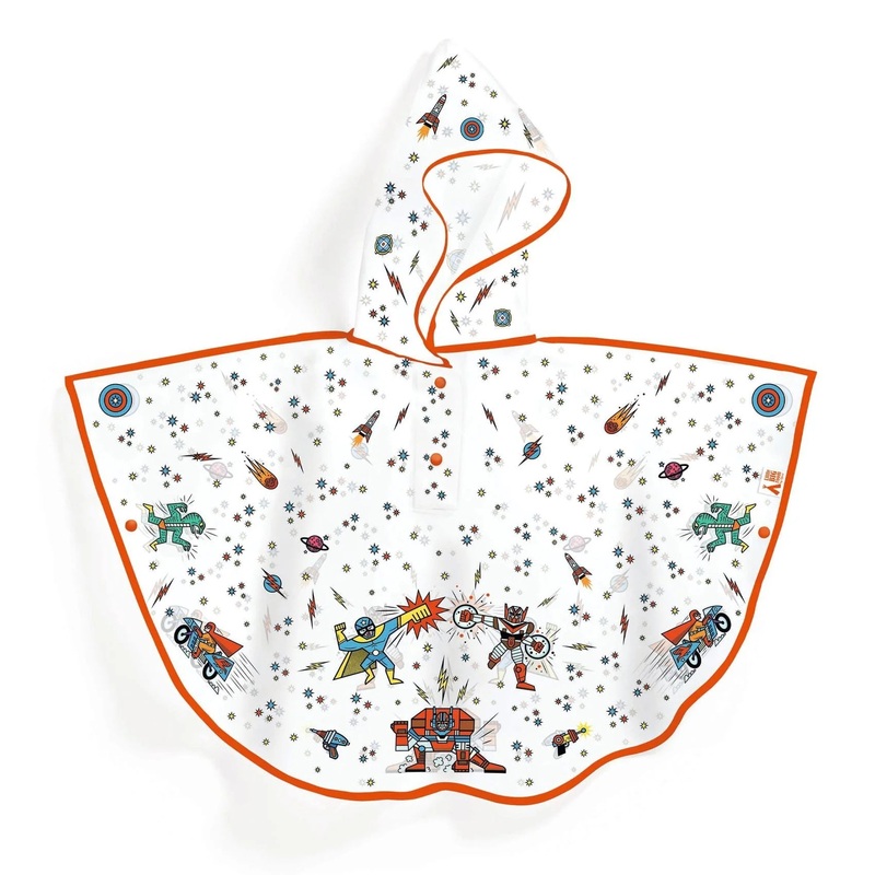 Djeco Rain Cape – Superhero (Medium: 5 – 7yrs)