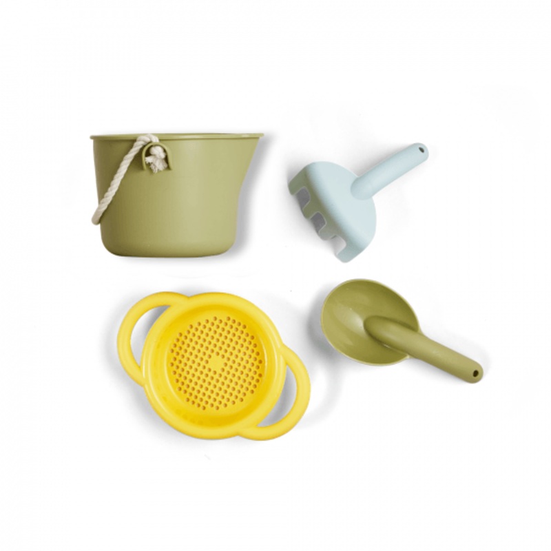 Ecoline Bucket, Sieve, Scoop & Rake set by Viking Toys