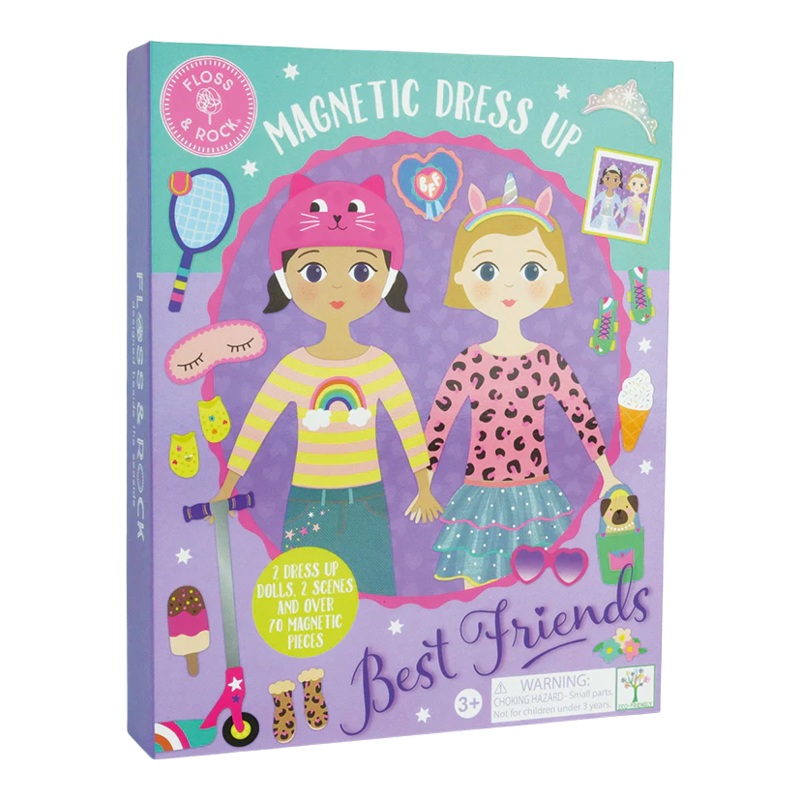 Floss & Rock Magnetic Dress Up – Best Friends – 3yrs+