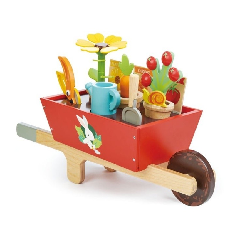 Gardening Wheelbarrow by Tender Leaf Toys