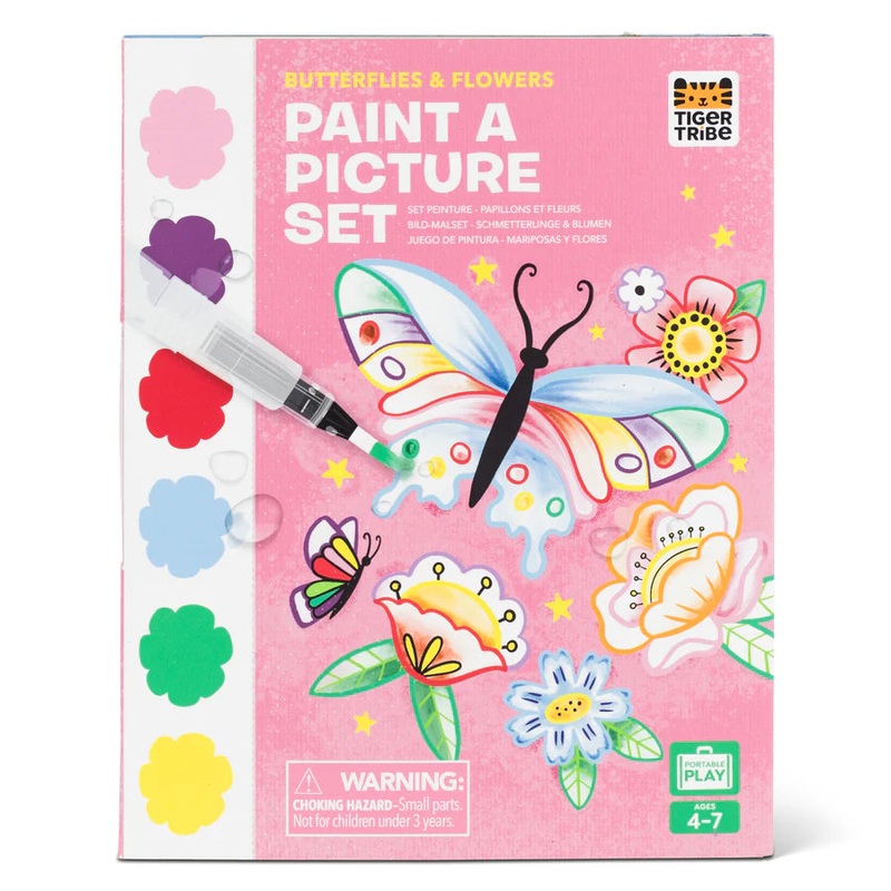 Paint a Picture – Butterflies and Flowers by Tiger Tribe – 4yrs+