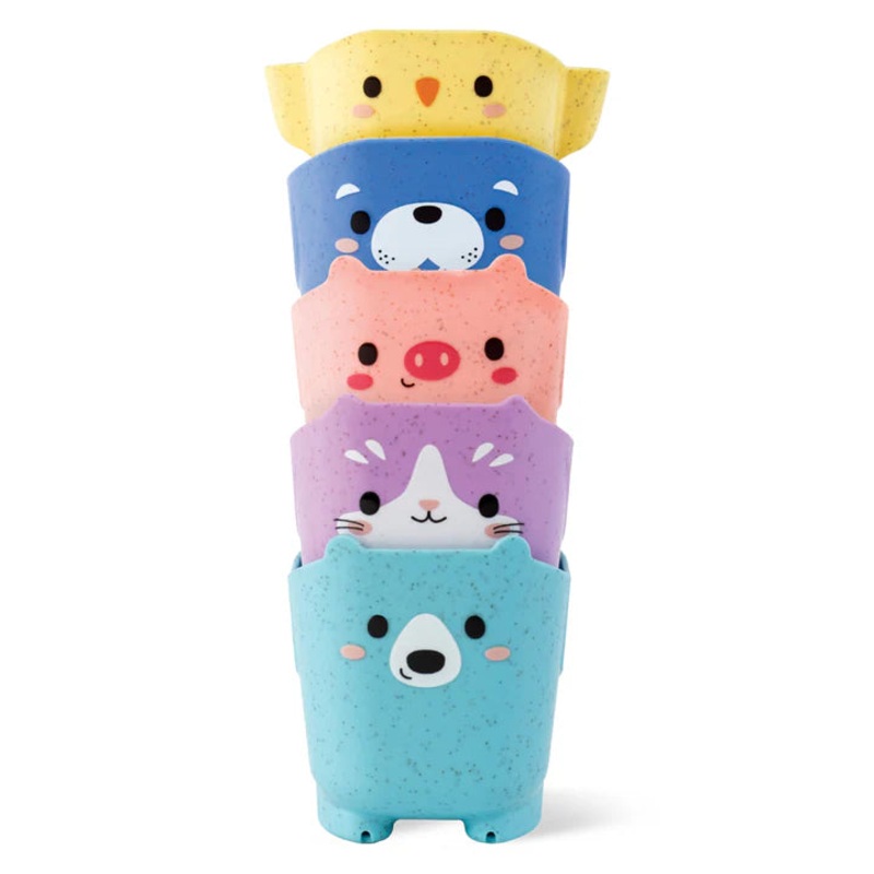 Pour and Play Eco Animal Cups by Tiger Tribe – 1yr+