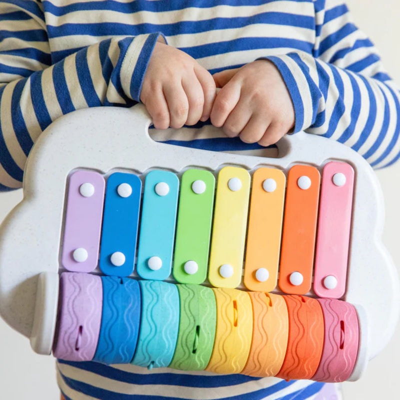 Rainbow Roller Eco Xylophone by Tiger Tribe – (1 – 4yrs)