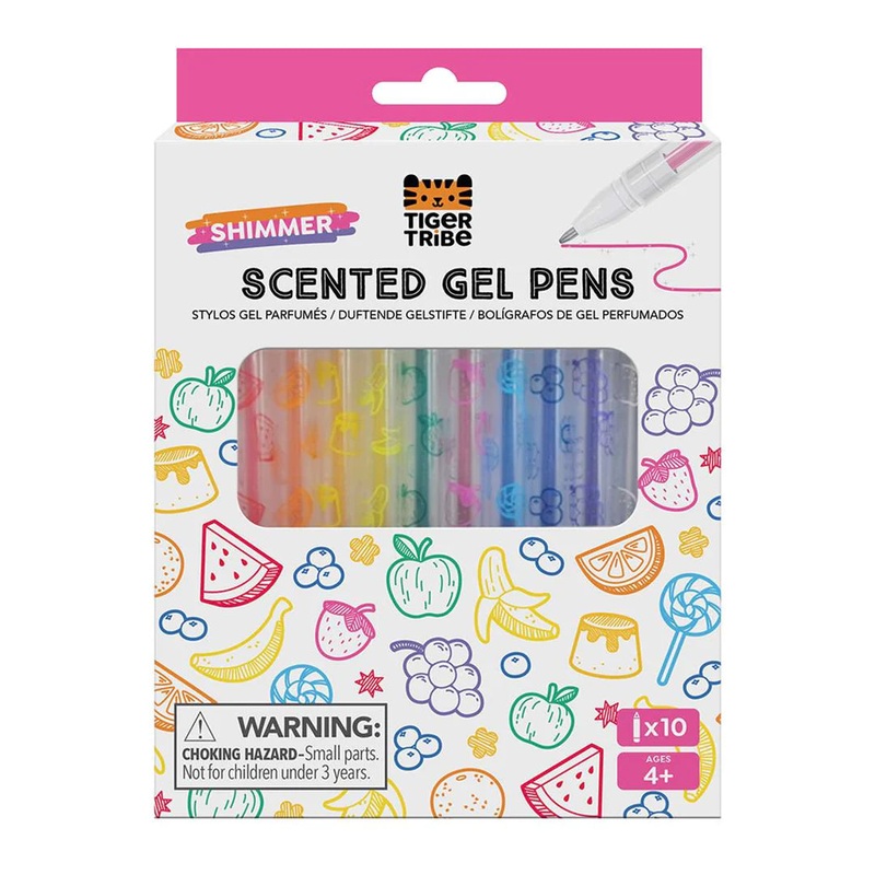 Shimmer Scented Gel Pens by Tiger Tribe – 4yrs+